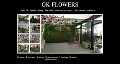 Desktop Screenshot of gkflowers.com